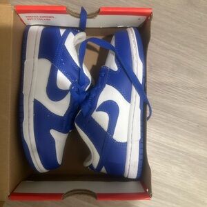 Nike Kids Sneakers in Blue and White
